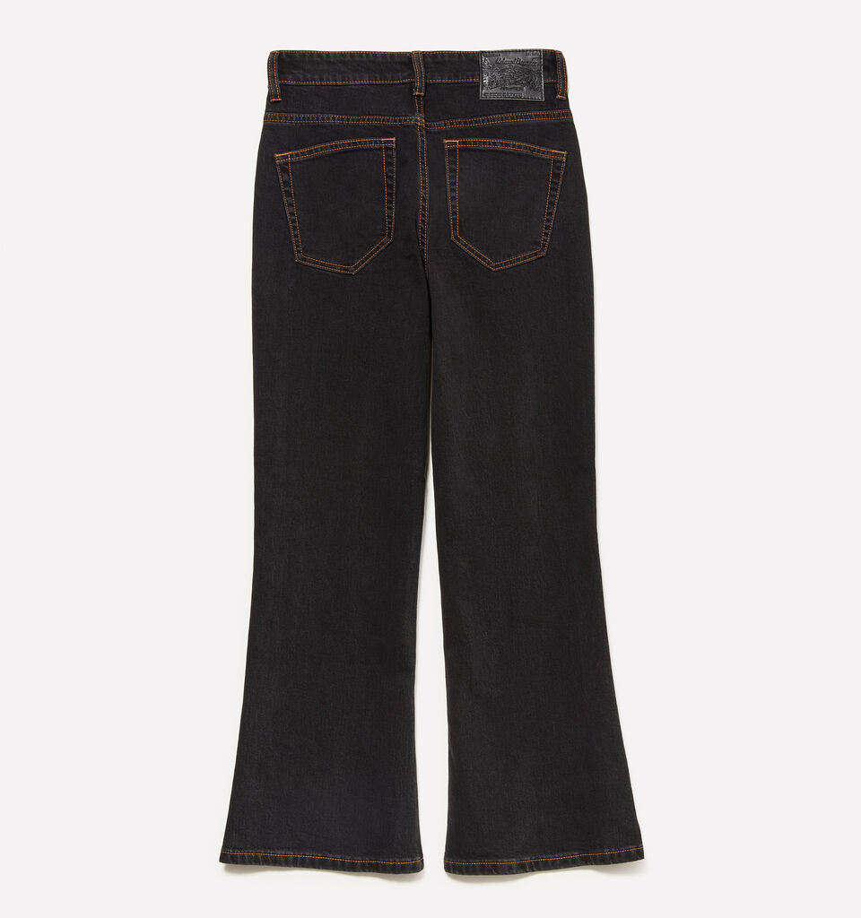 Black bootcut jeans - mid season sale women - Black | Sisley image number 6